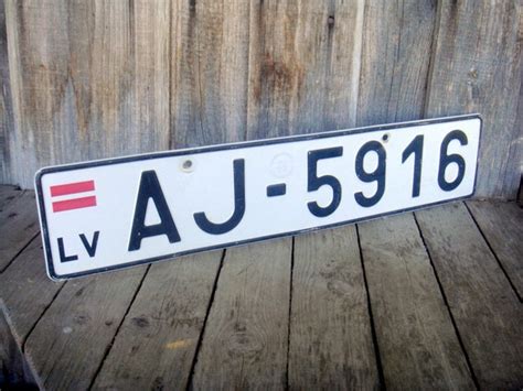 latvian car plates.